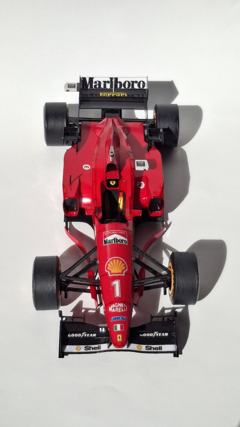 Ferrari F310, Michael Schumacher, GP Belgie 1996