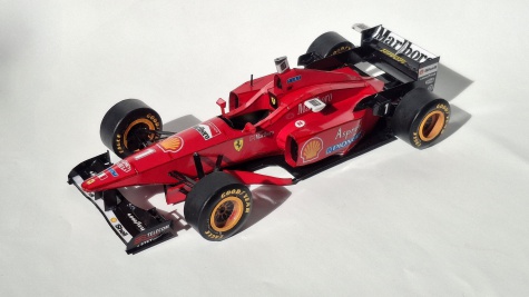Ferrari F310, Michael Schumacher, GP Belgie 1996