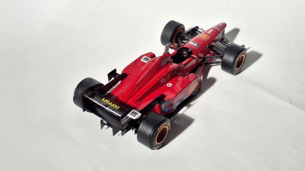 Ferrari F310, Michael Schumacher, GP Belgie 1996 (Plná velikost v novém okně) Ferrari F310, Michael Schumacher, GP Belgie 1996