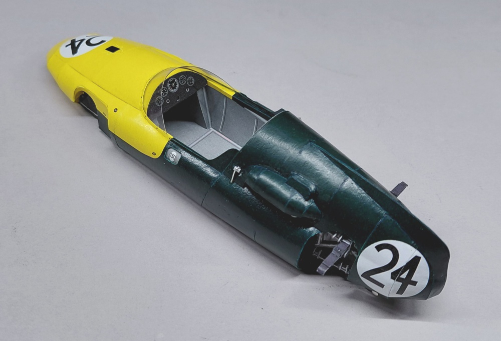 Cooper T51 - Lucien Bianchi - GP V.Británie 1960 (Plná velikost v novém okně) Cooper T51 - Lucien Bianchi - GP V.Británie 1960