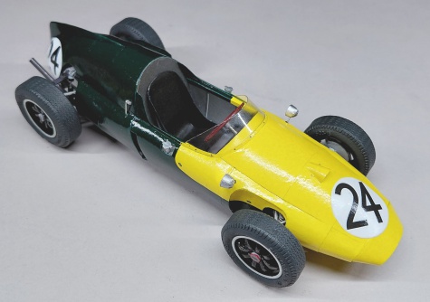 Cooper T51 - Lucien Bianchi - GP V.Brit�nie 1960