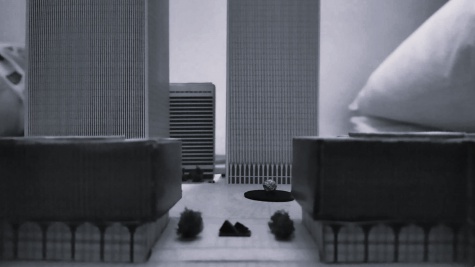 World Trade Center (WTC - Twin Towers) paper model 1:1500 World Trade Center (WTC - Twin Towers) paper model 1:1500