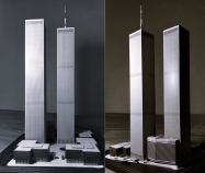 World Trade Center (WTC - Twin Towers) paper model 1:1500