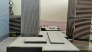 World Trade Center (WTC - Twin Towers) paper model 1:1500 + WTC 7