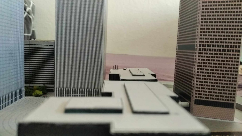 World Trade Center (WTC - Twin Towers) paper model 1:1500 + WTC 7 (Plná velikost v novém okně) World Trade Center (WTC - Twin Towers) paper model 1:1500 + WTC 7