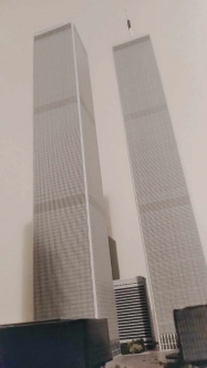 World Trade Center (WTC - Twin Towers) paper model 1:1500 + WTC 7