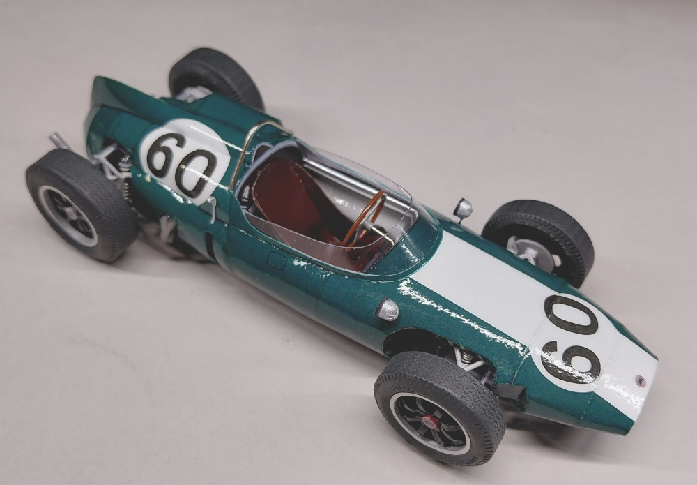 Cooper T53 - Jackie Lewis - GP Itálie 1961 (Plná velikost v novém okně) Cooper T53 - Jackie Lewis - GP Itálie 1961