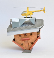 Dom hore nohami - Heliport Liptov