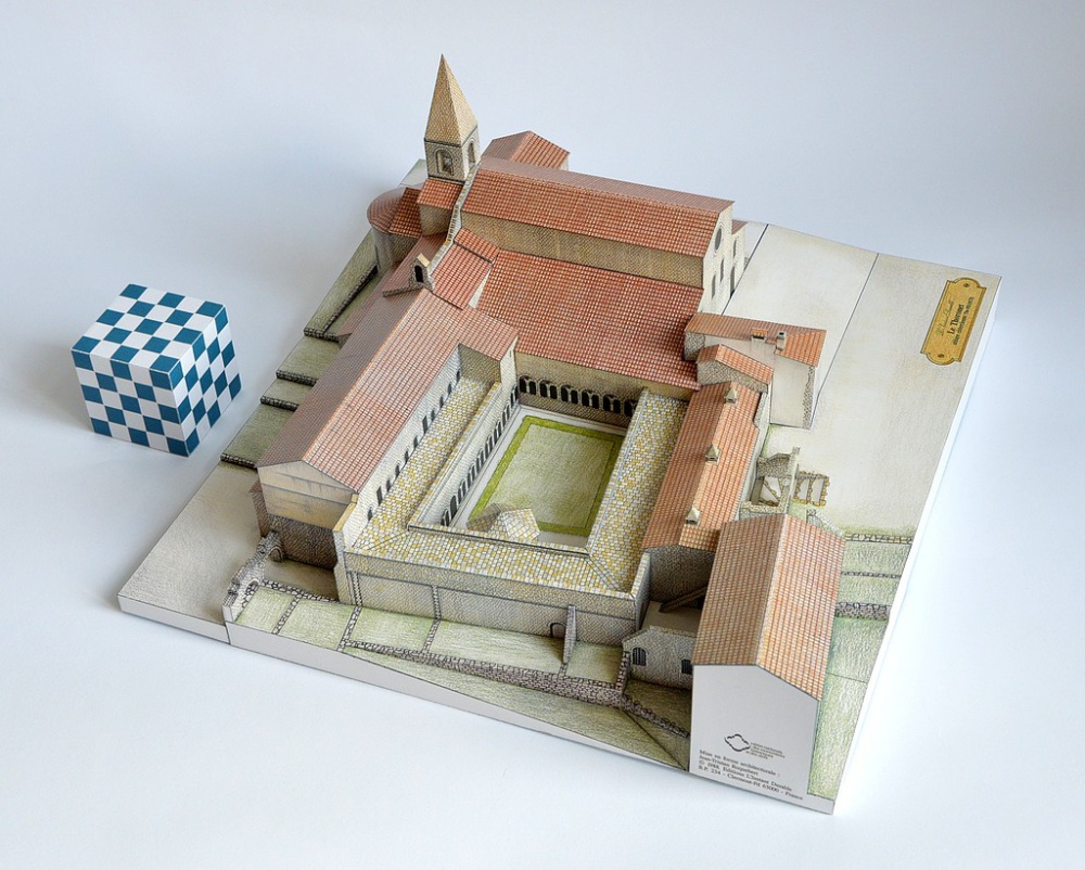 L'abbaye du Thoronet, Francúzsko (Plná velikost v novém okně) L'abbaye du Thoronet, Francúzsko