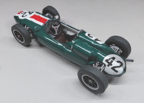 Cooper T53 - Jackie Lewis - GP V. Británie 1962 Cooper T53 - Jackie Lewis - GP V. Británie 1962