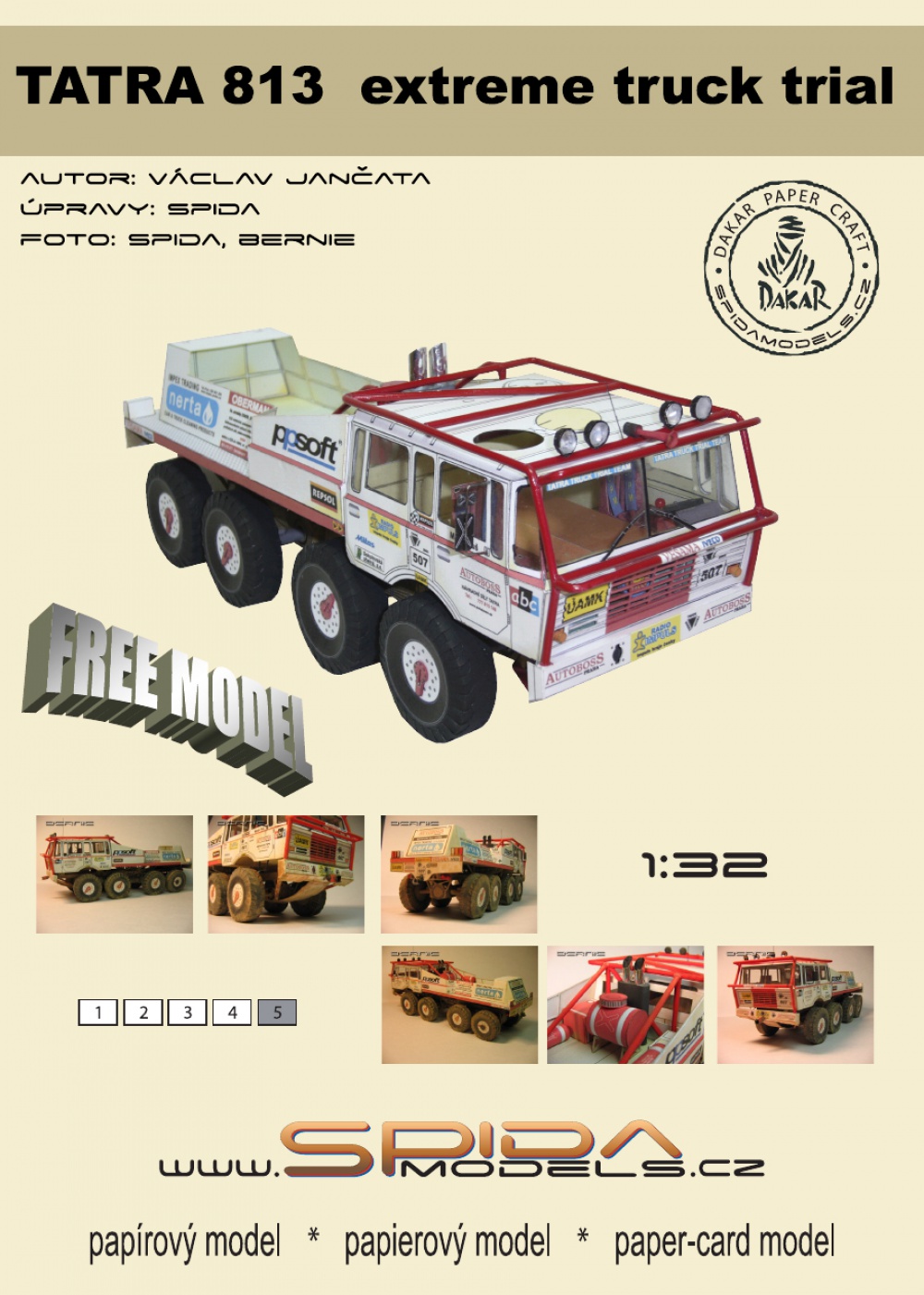 TATRA 813 extreme truck trial 1:32 (Pln� velikost v nov�m okn�) TATRA 813 extreme truck trial 1:32