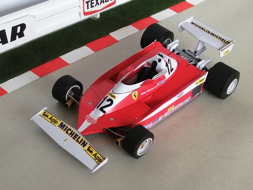 Ferrari 312 T3, G. Villeneuve,...GP Germany 1978