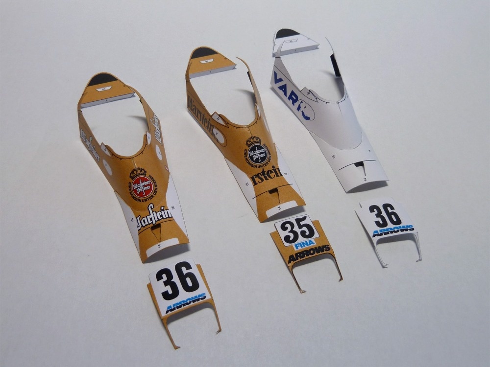 Arrows FA1 3verze, Brazil GP,South Afrcica GP,Monaco GP 1978 (Plná velikost v novém okně) Arrows FA1 3verze, Brazil GP,South Afrcica GP,Monaco GP 1978