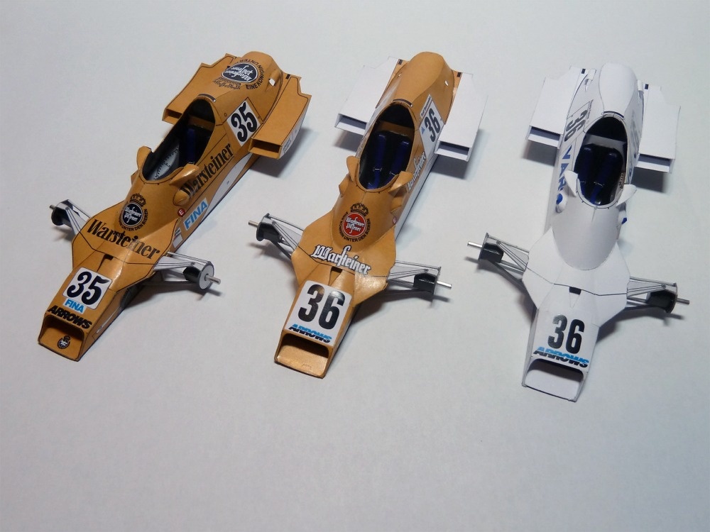 Arrows FA1 3verze, Brazil GP,South Afrcica GP,Monaco GP 1978 (Plná velikost v novém okně) Arrows FA1 3verze, Brazil GP,South Afrcica GP,Monaco GP 1978