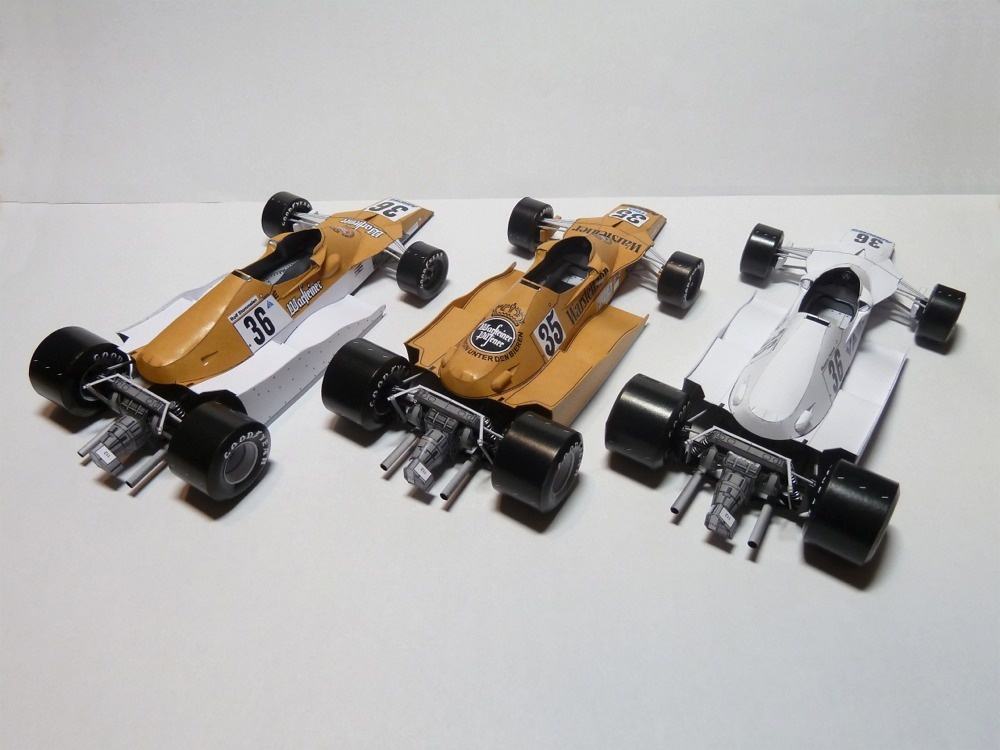 Arrows FA1 3verze, Brazil GP,South Afrcica GP,Monaco GP 1978 (Plná velikost v novém okně) Arrows FA1 3verze, Brazil GP,South Afrcica GP,Monaco GP 1978