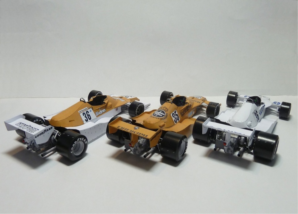 Arrows FA1 3verze, Brazil GP,South Afrcica GP,Monaco GP 1978