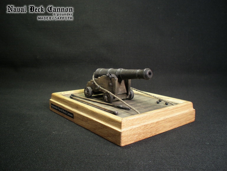 6-pounder Naval Deck Cannon (Plná velikost v novém okně) 6-pounder Naval Deck Cannon