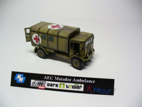 AEC Matador - ambulance /1:100 (Kinza)