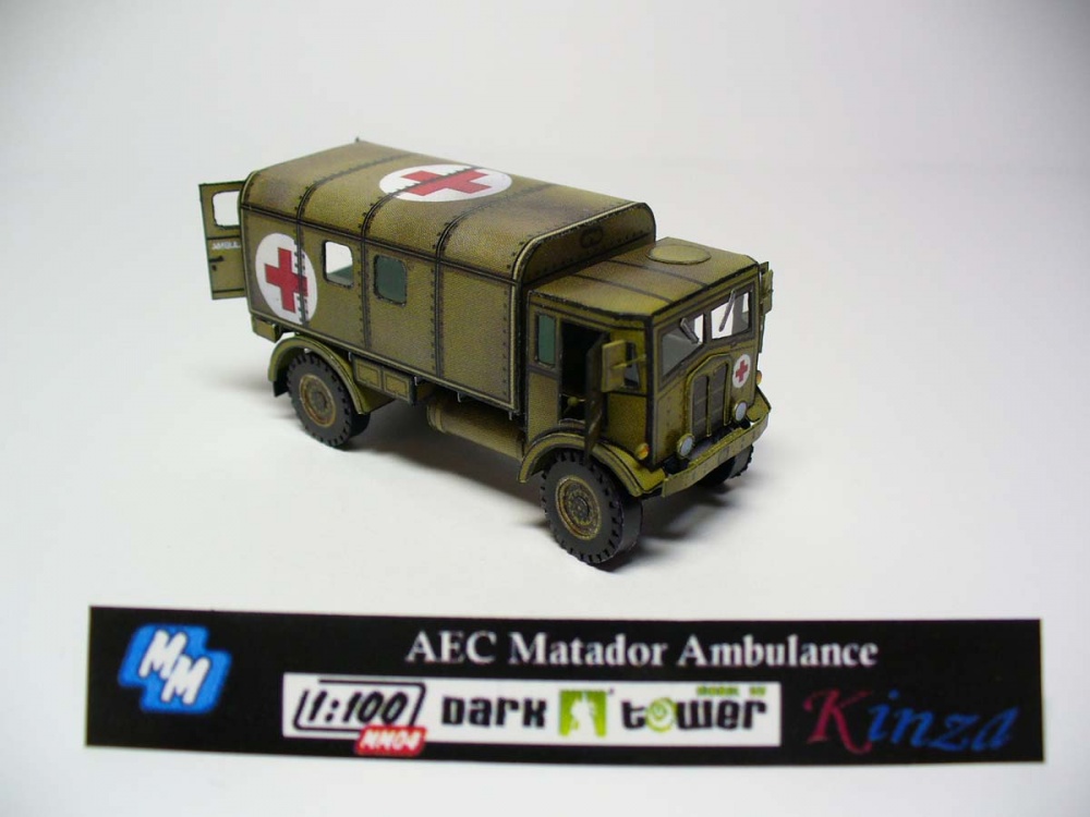 AEC Matador - ambulance /1:100 (Kinza)