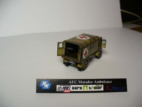 AEC Matador - ambulance /1:100 (Kinza)