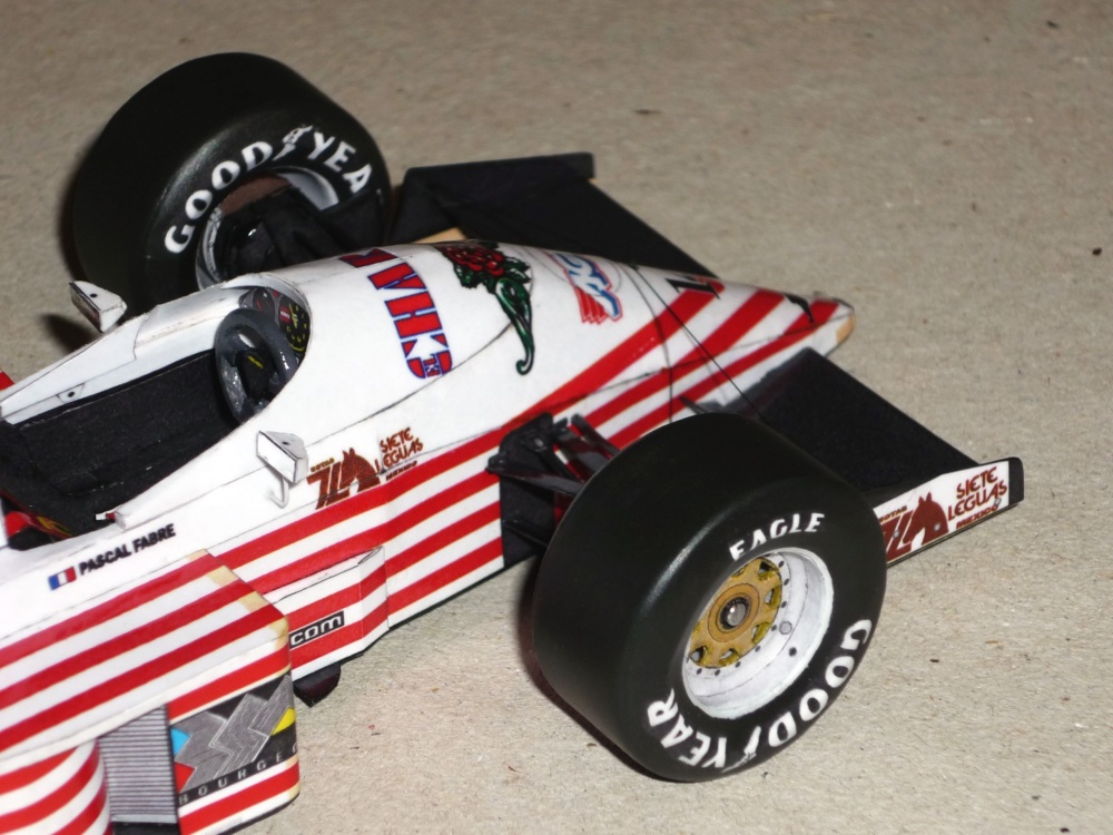 AGS JH22 - Pascal Fabre - GP Mexika 1987 (Plná velikost v novém okně) AGS JH22 - Pascal Fabre - GP Mexika 1987