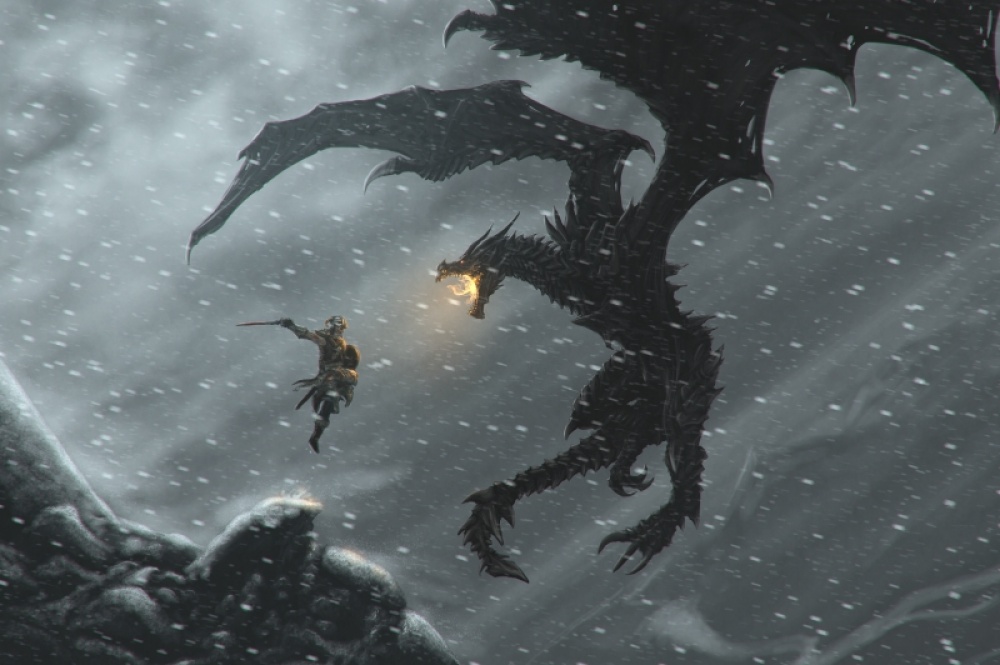 Alduin-Skyrim frost dragon (Plná velikost v novém okně) Alduin-Skyrim frost dragon