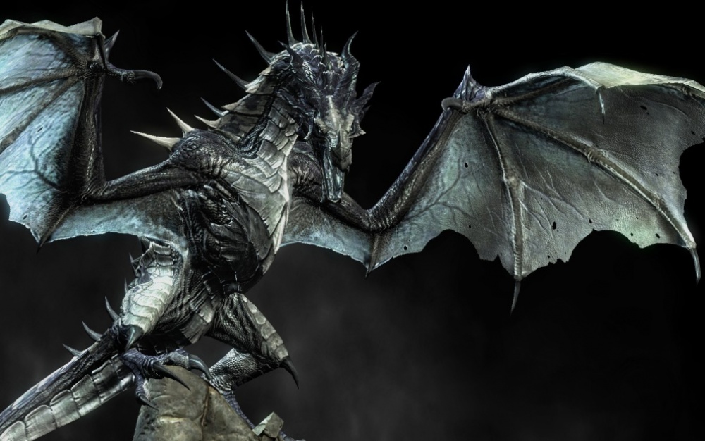 Alduin-Skyrim frost dragon (Plná velikost v novém okně) Alduin-Skyrim frost dragon