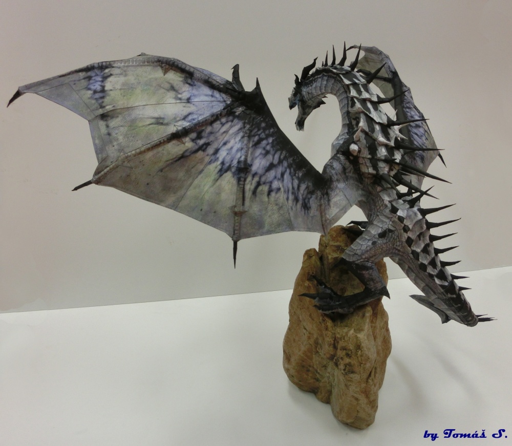 Alduin-Skyrim frost dragon (Plná velikost v novém okně) Alduin-Skyrim frost dragon