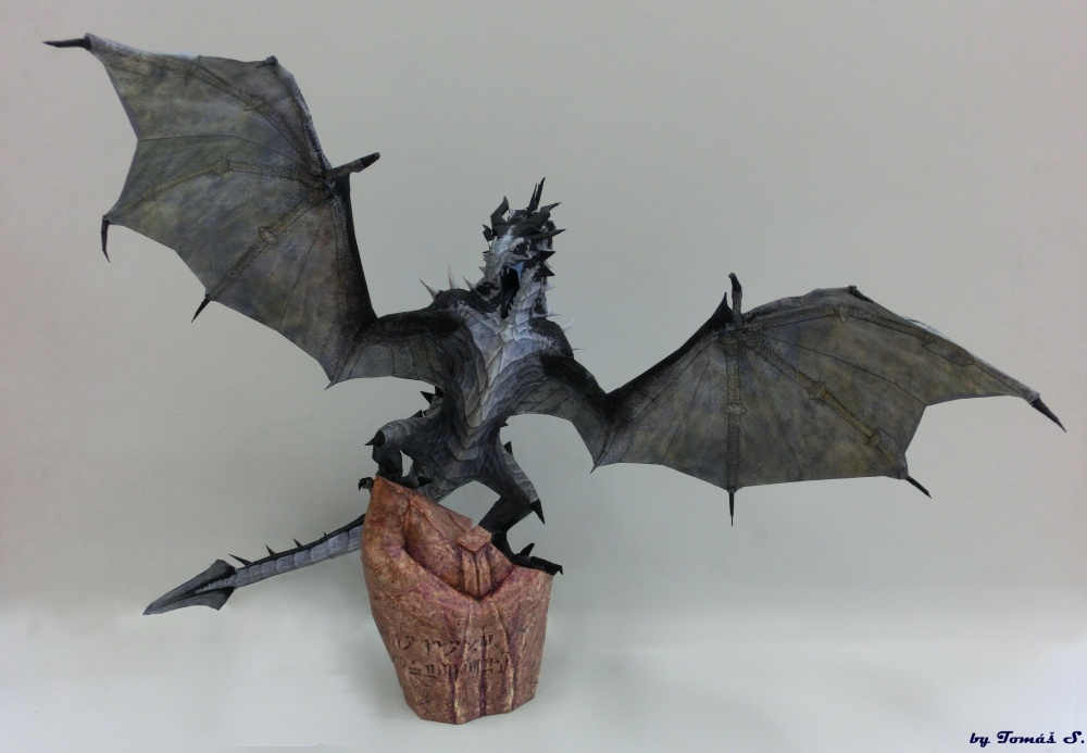 Alduin-Skyrim frost dragon (Plná velikost v novém okně) Alduin-Skyrim frost dragon