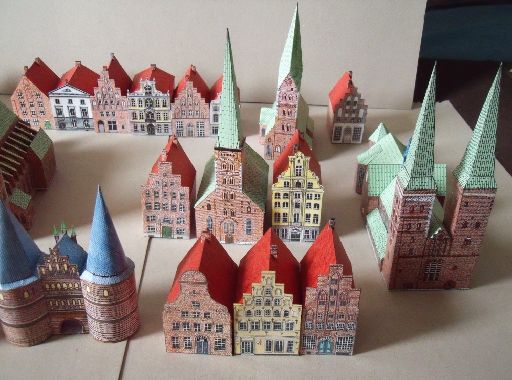 Altstadt Lübeck (Plná velikost v novém okně) Altstadt Lübeck