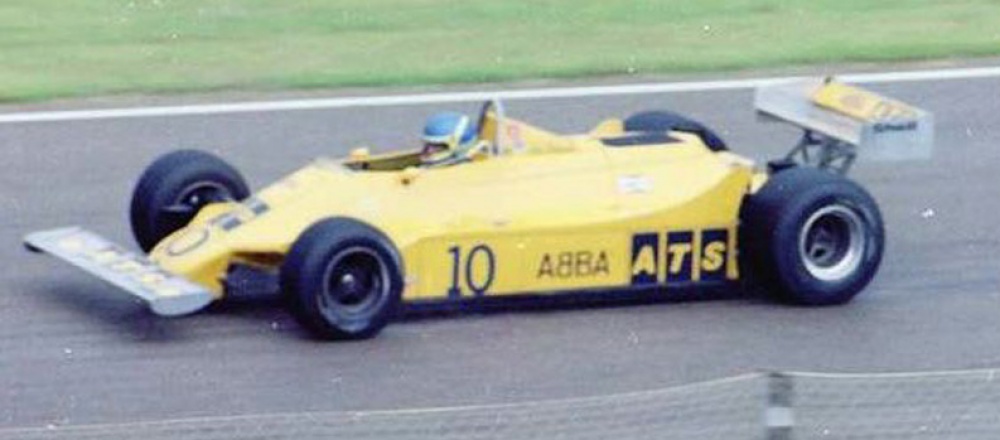 ATS D4 - Slim Borgudd - GP San Marina -Imola - 1981 (Plná velikost v novém okně) ATS D4 - Slim Borgudd - GP San Marina -Imola - 1981