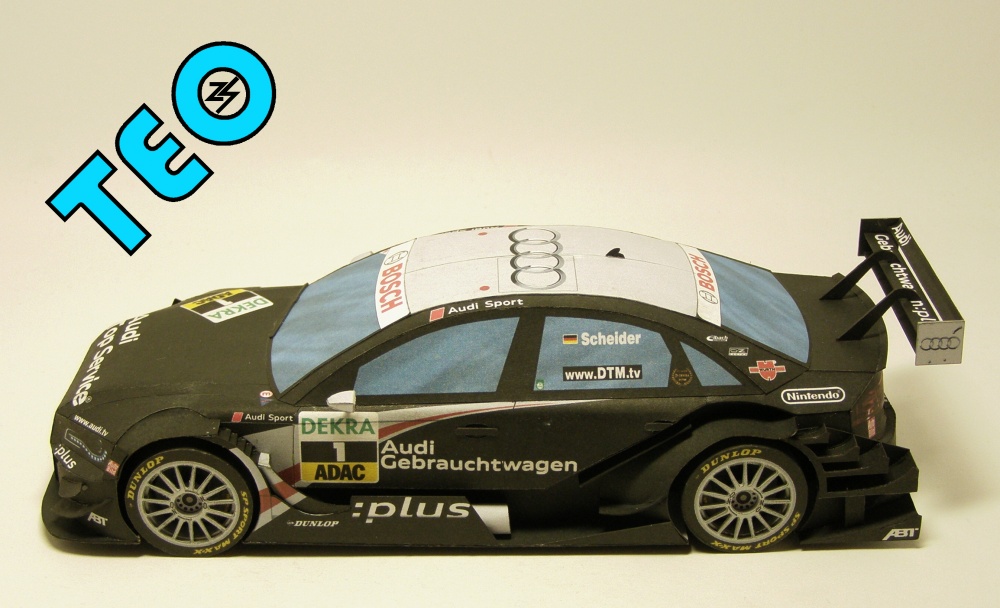 AUDI A4 DTM 2009 (Plná velikost v novém okně) AUDI A4 DTM 2009