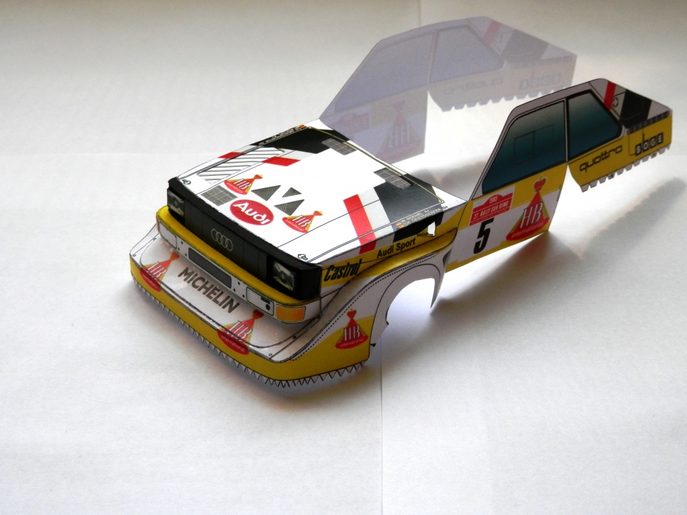 Audi S1 , rally car , group B (Plná velikost v novém okně) Audi S1 , rally car , group B