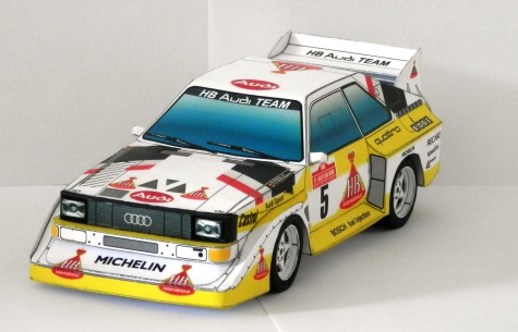 Audi S1 , rally car , group B Audi S1 , rally car , group B