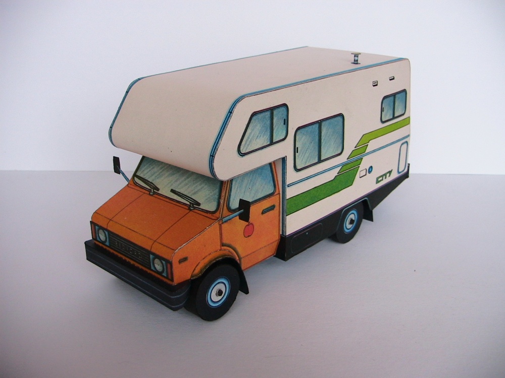 Autocaravan Bedford (Plná velikost v novém okně) Autocaravan Bedford