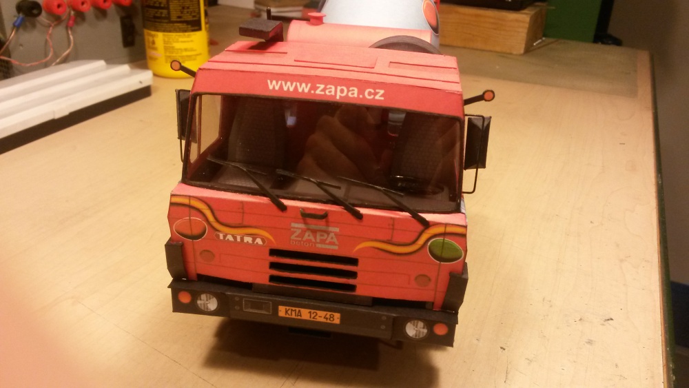 Autodomíchávač ZAPA BETON Tatra 815 (Plná velikost v novém okně) Autodomíchávač ZAPA BETON Tatra 815