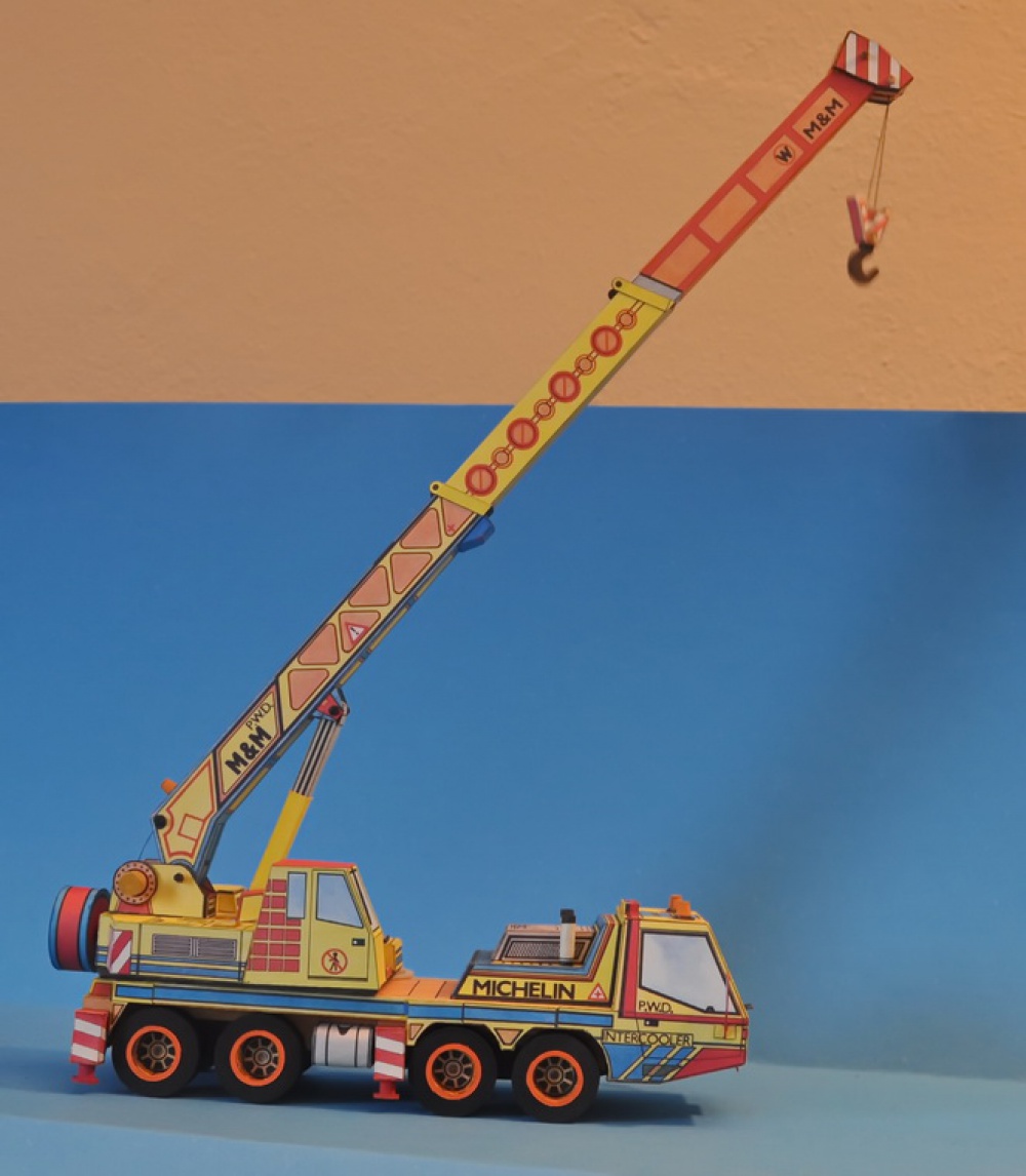 Autojeřáb P.W.D. 4136 (Plná velikost v novém okně) Autojeřáb P.W.D. 4136