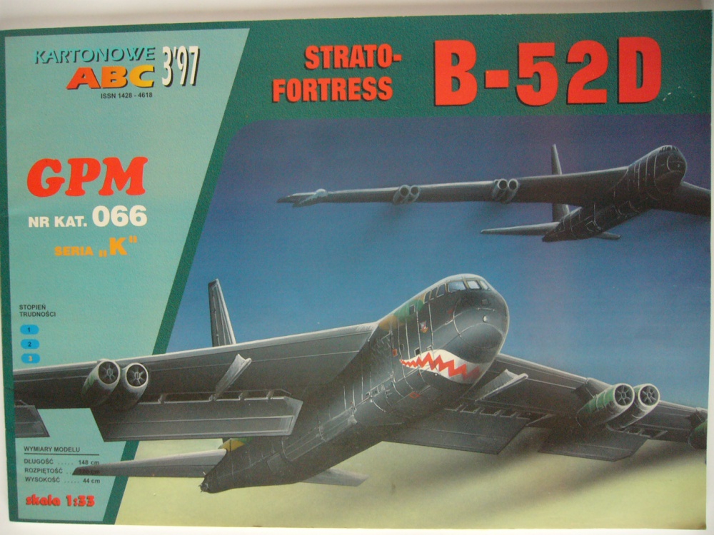 B-52 D Stratofortress (Plná velikost v novém okně) B-52 D Stratofortress
