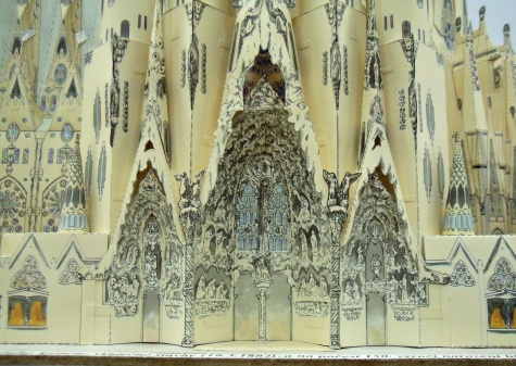 Barcelona, Kaj�cn� chr�m Svat� rodiny (Sagrada Familia)