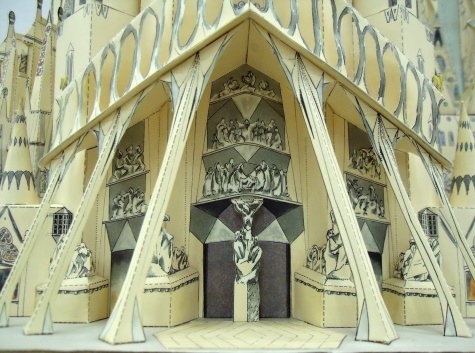 Barcelona, Kaj�cn� chr�m Svat� rodiny (Sagrada Familia)