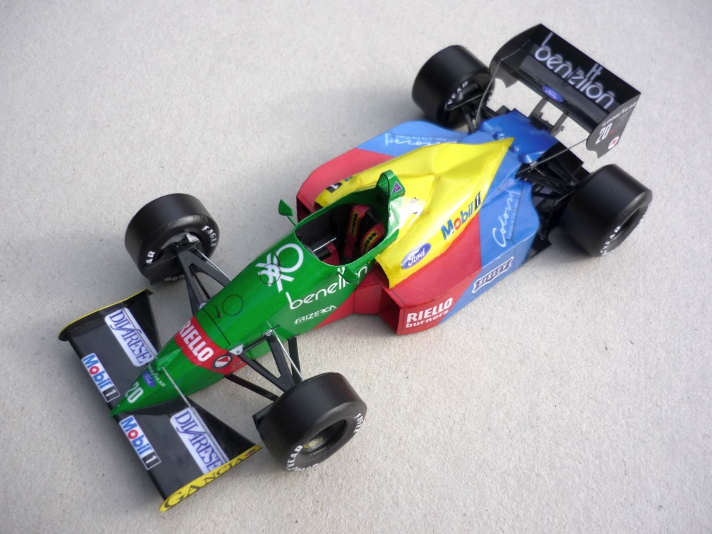 Benetton B 188 - Thierry Boutsen - Kanada 88 (Pln� velikost v nov�m okn�) Benetton B 188 - Thierry Boutsen - Kanada 88