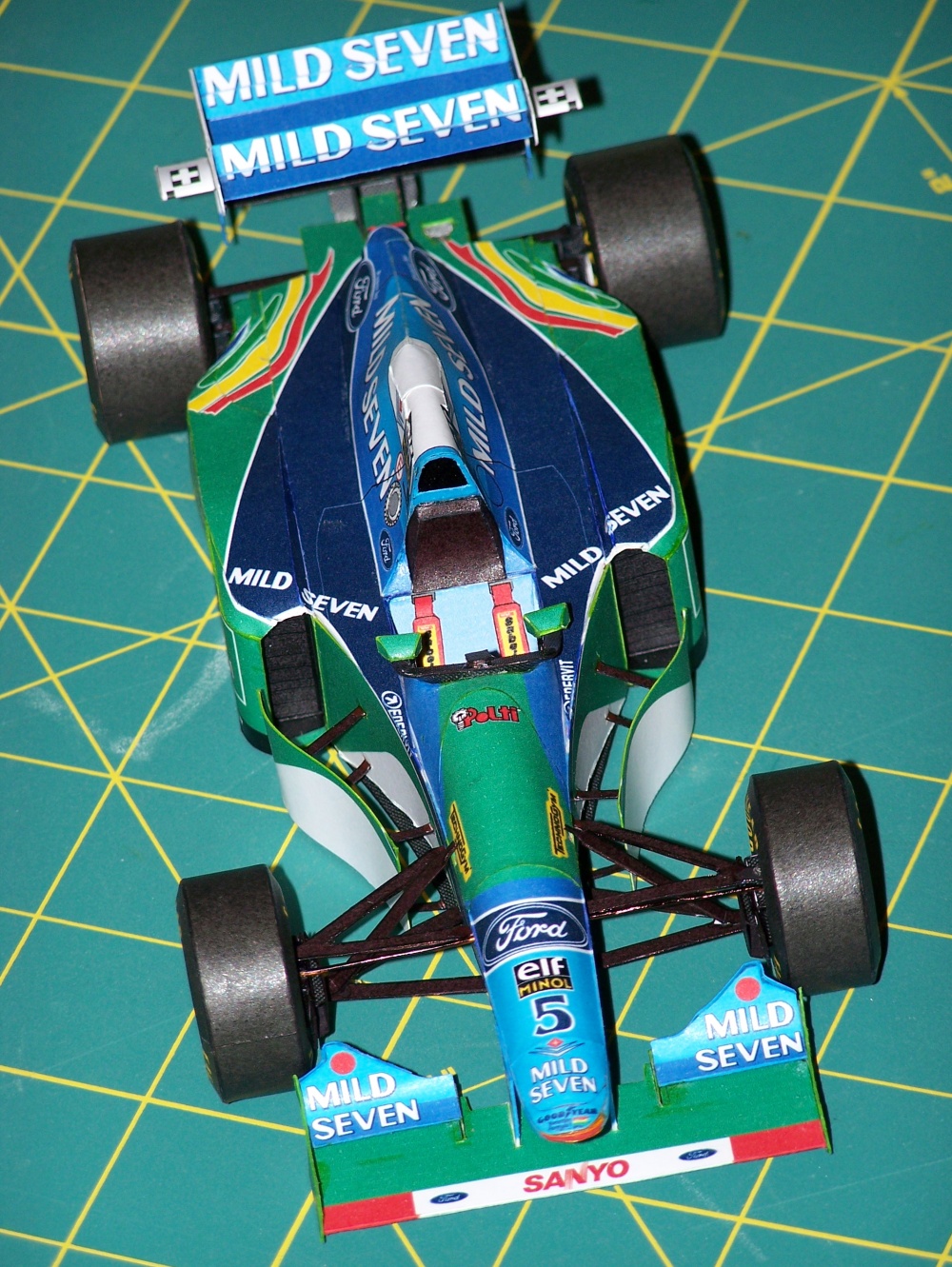 Benetton B 194 GP Monaco 1994 (Plná velikost v novém okně) Benetton B 194 GP Monaco 1994