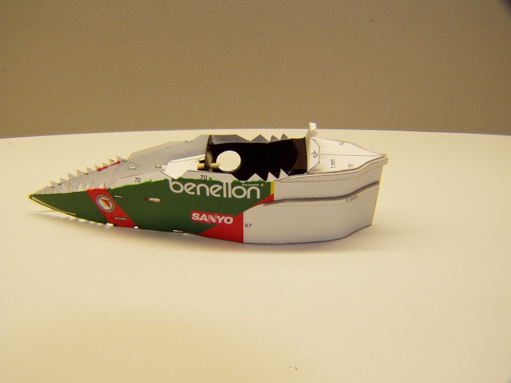 Benetton B188, 1989, A. Nannini (Plná velikost v novém okně) Benetton B188, 1989, A. Nannini