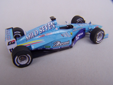 Benetton B200. 2000, G. Fisichella
