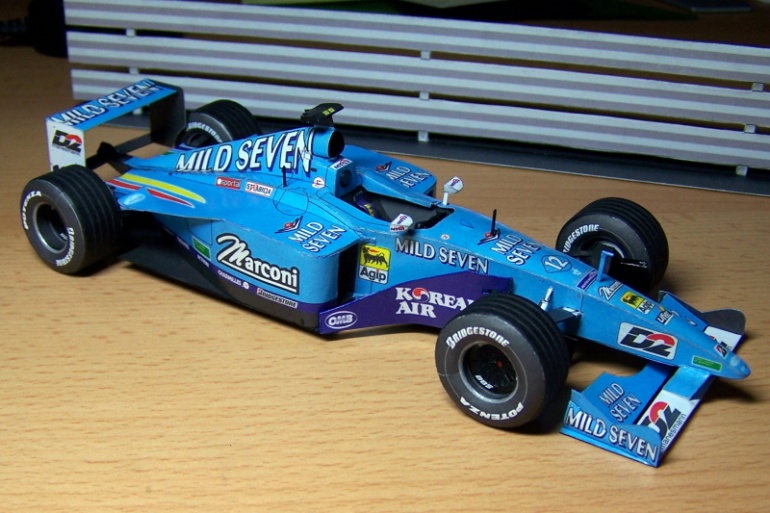 Benetton B200 Alex Wurz 2000 (Plná velikost v novém okně) Benetton B200 Alex Wurz 2000