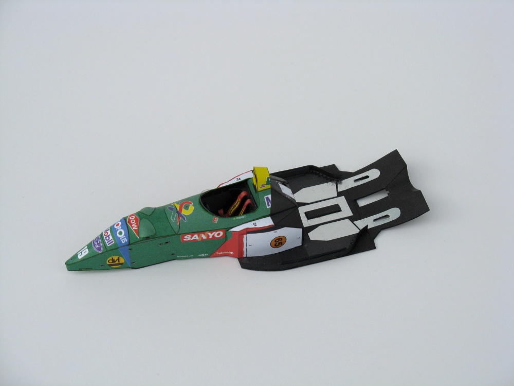 Benetton Ford B190 - 1990 (Plná velikost v novém okně) Benetton Ford B190 - 1990