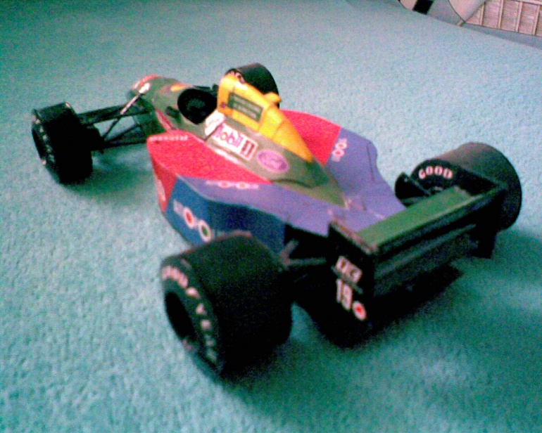 Bennetton B190 Nelson Piquet 1990 (Plná velikost v novém okně) Bennetton B190 Nelson Piquet 1990