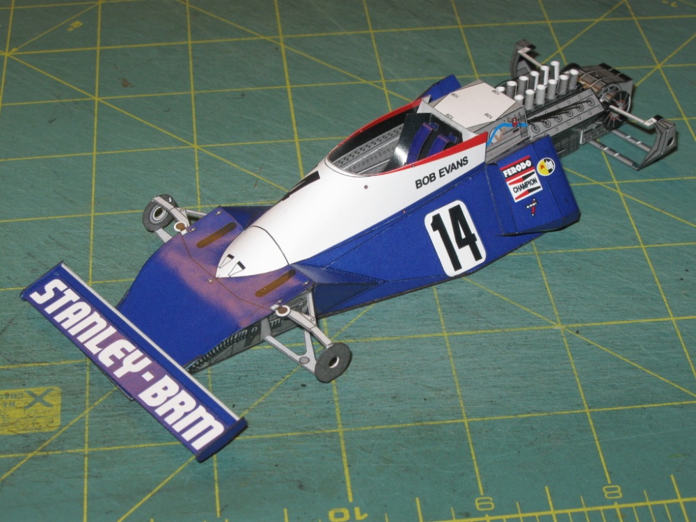 BRM P201, B. Evans, 1975 - beta (Plná velikost v novém okně) BRM P201, B. Evans, 1975 - beta