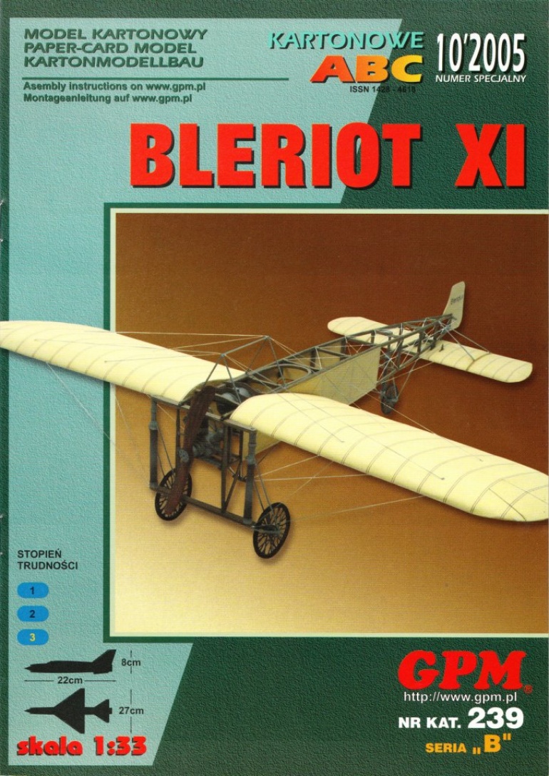 Bleriot XI (Plná velikost v novém okně) Bleriot XI
