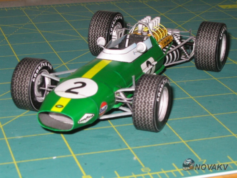Brabham BT26, J. Brabham. GP Monaco 1968 - beta